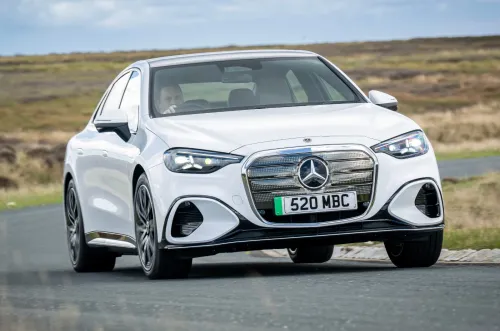 Mercedes C-Class Electric front dynamic