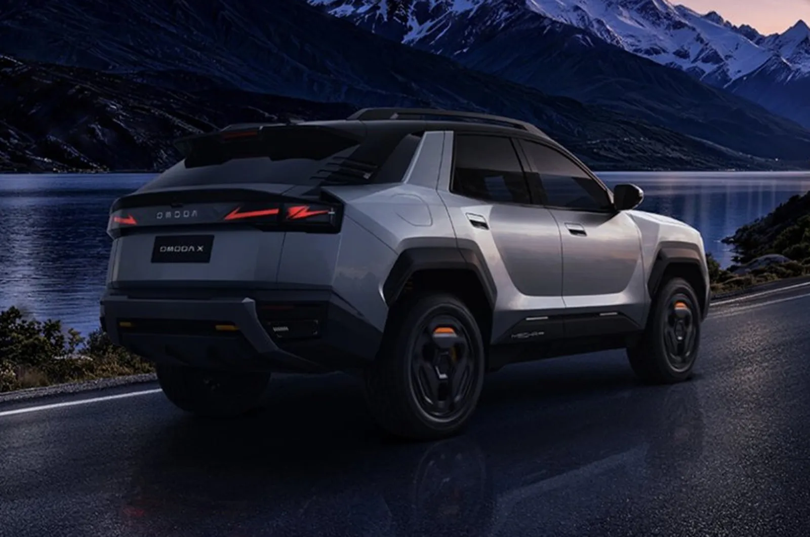 Car Rear Cladding New Omoda X concept hints at future off-road-ready SUV | What Car?
